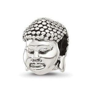925 Sterling Silver Travel Theme Reflections Budda Head Bead